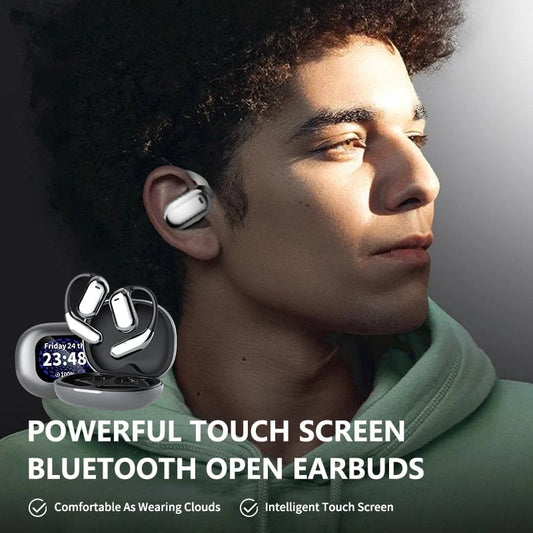 Last Day Promotion 69% OFF🔥True Powerful Bluetooth 5.4 Open Ear Earbuds, IPX5 Waterproof